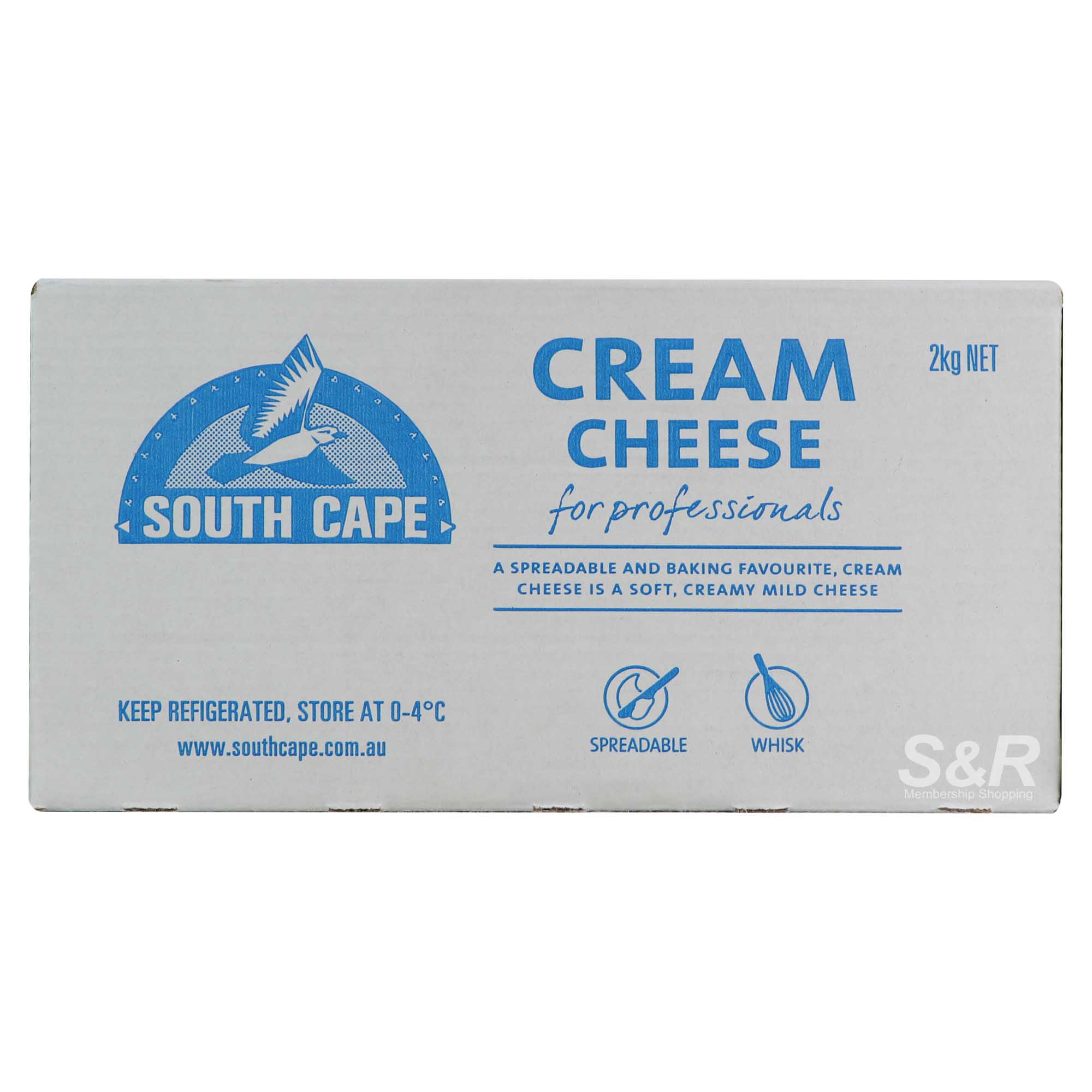 South Cape Cream Cheese For Professionals 2kg South Cape Cream Cheese For Professionals 2kg